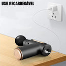 Mini Massageador Elétrico Profissional Muscular e Facial Recarregável Massagem e Terapia