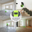 Nível a Laser Huepar 4D 16 Linhas Feixe Verde Linha Cruzada 4x 360 ° Linhas a Laser com Controle Remoto Bateria de Íon de Lítio para Pisos de Azulejos